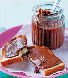  ??  ?? Thursday, April 13, 2017 Sweet: Chocolate spreads are often full of sugar