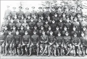  ?? 46#.*55&% 1)050 ?? MacNaught History Centre & Archives is very close to completing the profiles of the men of C Company, 105th Battalion.