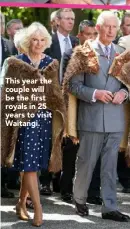  ??  ?? This year the couple will be the first royals in 25 years to visit Waitangi.