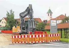  ?? SZ-FOTO: KURT EFINGER ?? Ab Mitte November ist die Ortsdurchf­ahrt wieder frei.