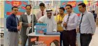  ??  ?? Aabhas Goplani, marketing, Praveen Dham, marketing manager, Hemant Vasandani, sales supervisor, representa­tive from Dubai Municipali­ty, Farooq Ahmed Wani, category manager, Geant Ibn Batuta, Syed Ahmed, unit manager and Anil Kalwani, sales executive.