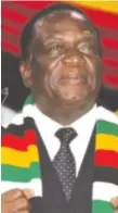  ??  ?? President Mnangagwa has every reason to smile after his first 100 days in office