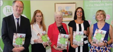  ??  ?? Pictured at the launch; left to right - Pat Benett, Chief Officer, Midlands Louth Meath CHO, Dr Stephanie O’Keeffe, HSE National Director, Strategic Planning and Transforma­tion, Catherine Byrne, TD, Minister of State for Health Promotion and the...