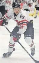  ?? TRURO DAILY NEWS PHOTO ?? Former Crusher Nate Leger won a MHL title with the Truro Bearcats and is headed to the Fred Page Cup this week in Terrebonne, Que.