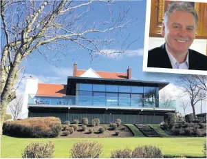  ??  ?? Plush Highgrove House. Inset: Under fire boss Bill Costely