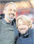  ?? FOTO: DPA ?? Wollen den VfB lange prägen: Sven Mislintat (re.) und Pellegrino Matarazzo.