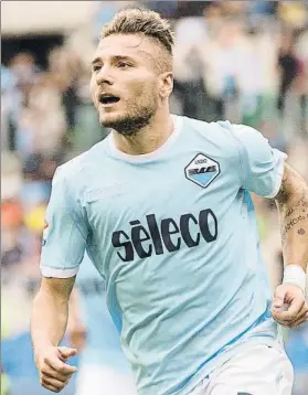  ?? FOTO: EFE ?? Immobile, en plena forma Anotó un ‘hat trick’ contra el Milan