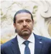  ?? LaPresse ?? Saad Hariri, 47 anni