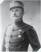  ??  ?? Kenraali Foch komensi Ranskan XX armeijakun­taa Morhangess­a.