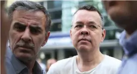  ??  ?? Brunson fue detenido por respaldar un intento de golpe de estado contra el presidente turco Tayyip Erdogan.