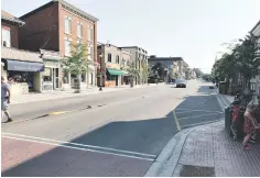  ??  ?? Picton’s Main St. awaits transforma­tion. The event comes to Yonge and Bloor Sts. on Aug. 19.