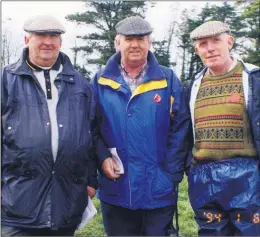  ?? Avondhu Archives) (Pic: The ?? SHOULDER TO SHOULDER - Micky Ryan, Conna with Tony Walsh and Maurice Clancy enjoying the point-to-point action in Ballynoe in April 2000.