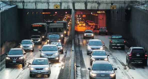  ?? RICHARD LAM/PNG FILES ?? The previous Liberal government had planned to replace the 59-year-old George Massey Tunnel with a 10-lane bridge.