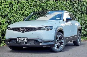  ?? ?? Mazda has released a hybrid version of its MX-30 EV. No, we’re not sure why either.