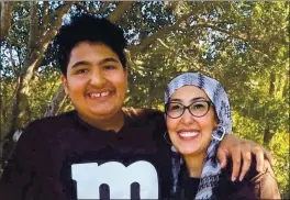  ?? PHOTO BY ALMALITI FAMILY ?? Feda Almaliti and her 15-year-old son, Muhammed, died early Saturday when a fire tore through their home in Fremont’s Sundale neighborho­od.