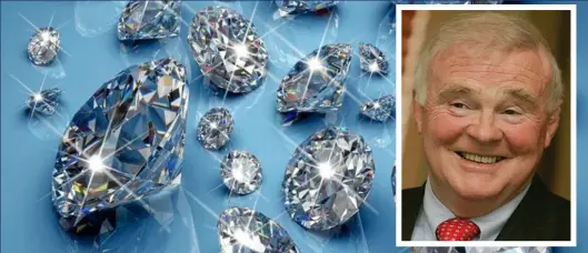  ??  ?? Botswana Diamonds Chairperso­n John Teeling