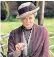  ??  ?? Word perfect: Dame Maggie Smith always gets the best lines in Downton Abbey because she knows how to perform them, says its creator Lord Fellowes