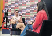  ?? ?? Mariona, durante la entrevista con AS.