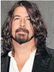  ?? ?? BELOVED PAL Taylor Hawkins was found dead. Right, Grohl