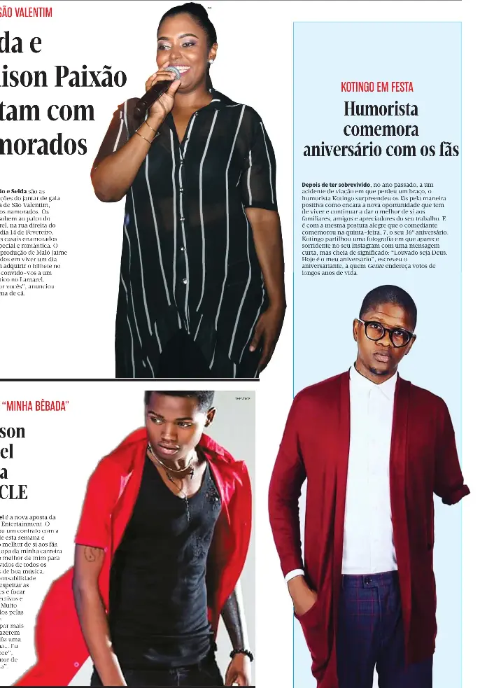 KOTINGO EM FESTA Humorista comemora aniversári­o com os fãs - PressReader