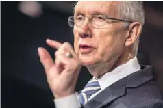  ?? BRENDAN HOFFMAN, GETTY IMAGES ?? Senate Majority Leader Harry Reid, D-Nev., has a simple explanatio­n for his party’s electoral gains: “We’re the party of diversity,” he said.