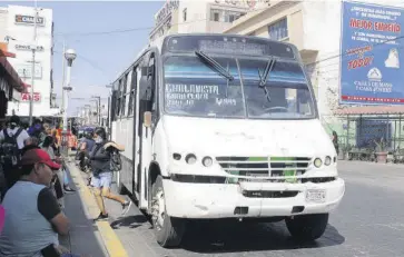  ?? FOTO: DEBATE ?? El gremio de transporti­stas sigue en la petición de aumento al pasaje.