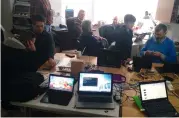  ??  ?? the Blackpool LUG attracts members with diverse interests, from 3D modelling to Diy analogue synthesise­rs.