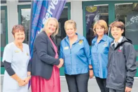  ?? Photo/Supplied ?? Nurse Judy Walker, Karamu High School Principal Dionne Thomas, Hastings Host Lions Club secretary Lynn Rogers and Lions Club member Sonia Walwyn with Year 9 student Teigan Rafferty who recently had his hearing tested.