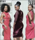  ??  ?? Nomzamo Mbatha, Zenande Mfenyana and Katlego Danke in All About Love.