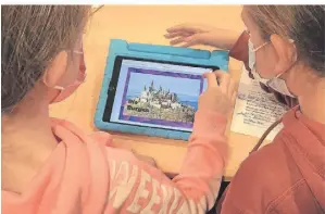  ?? FOTO: STADT LEVERKUSEN ?? Mit dem „Book Creator“können Kinder im Family-Workshop ein eigenes E-Book gestalten.