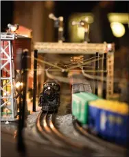  ?? COURTESY OF CARLOS ALEJANDRO ?? The Brandywine Railroad is up and running at Brandywine River Museum of Art’s “Holiday Magic at Brandywine” display.