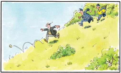  ??  ?? l Framed prints of Steven Camley’s cartoons are available by calling 0141 302 6210. Unframed cartoons can be purchased by visiting our website www. thepicture desk.co.uk