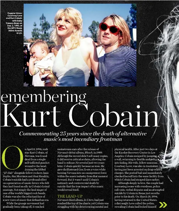 Courtney Love and Frances Bean fight release of Kurt Cobain's death photos, Kurt Cobain