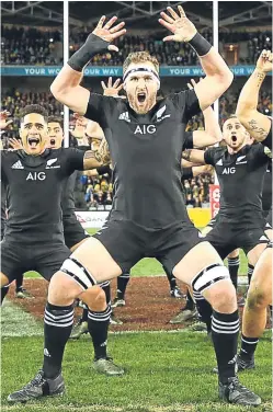  ?? Picture: Getty. ?? The All Blacks have a formidable aura, but Scotland must avoid the trap of playing the badge and showing them too much respect tomorrow.