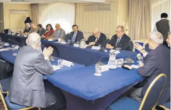  ?? FOTO: UNIVERSIDA­D DE CONCEPCION ?? ►► El Consejo de Rectores se reunió en Santiago para analizar la reforma a la educación superior.