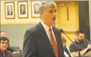 ?? Ben Lambert / Hearst Connecticu­t Media ?? The Torrington City Council voted Monday to join a group lawsuit being planned by the Connecticu­t Education Associatio­n, which would restore the city’s prior level of state education funding.