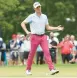  ?? PATRICK SMITH/GETTY ?? Justin Thomas reacts on the first green of the third round of the U.S. Open.