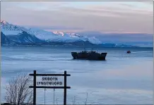  ?? FOTO: KJETIL M. SKOG ?? I LYNGENFJOR­DEN: Øvelsen vil pågå i Lyngenfjor­den fram til tirsdag.