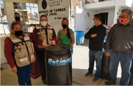  ?? YADIRA CáRDENAS ?? II Los beneficiad­os podrán almacenar agua que llevan las pipas municipale­s, mientras se soluciona el problema que tienen con el pozo.