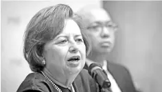  ??  ?? It is important for Malaysia to further strengthen its resilience against any uncertaint­ies in the global economy as well as political developmen­ts that may affect growth, says Zeti. — Bernama photo