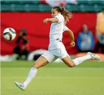  ?? PHOTO: GETTY IMAGES ?? Fullback Ali Riley is confident Football Ferns will do well.