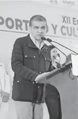  ?? /CORTESÍA GOB. COAH. ?? El gobernador Miguel Riquelme inauguró el Encuentro