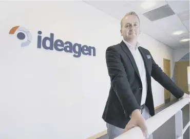 ?? PICTURE: IDEAGEN ?? 0 Chief executive Ben Dorks cites global growth, particular­ly in the US