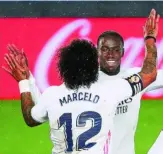  ?? REUTERS ?? Marcelo y Mendy fabricaron el segundo gol
