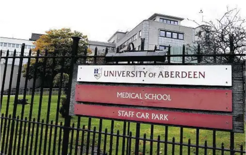  ??  ?? JOB LOSSES: The university says fewer than 1.2% of the 900 staff at the medical school are at risk of redundancy