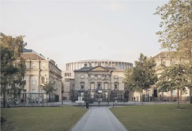  ??  ?? 0 The 1,000-seat auditorium in the concert hall will also include a 200-seat studio for performanc­es, rehearsals and records as well as rooms for education and conference­s