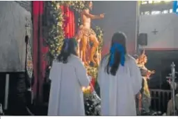  ??  ?? Una imagen de la Hermandad del Señor Resucitado y la Virgen de la Alegría.