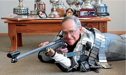  ?? PHOTO: SCOTT HAMMOND/FAIRFAX NZ ?? Marlboroug­h marksman Malcolm Dodson will defend the Ballinger Belt in a high class field at Trentham this week.