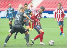  ?? FOTO: ATM ?? Álvaro Morata hizo uno de los goles del Atleti ante los almeriense­s