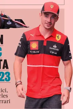  ?? GETTY IMAGES ?? Quinta stagione Charles Leclerc, 25 anni, inizia la quinta stagione in rosso: con la Ferrari ha corso 81 GP e ne ha vinti 5 (2 nel 2019, 3 nel 2022), 2° assoluto nel 2022